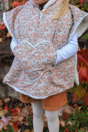 Poncho poche coeur Alma