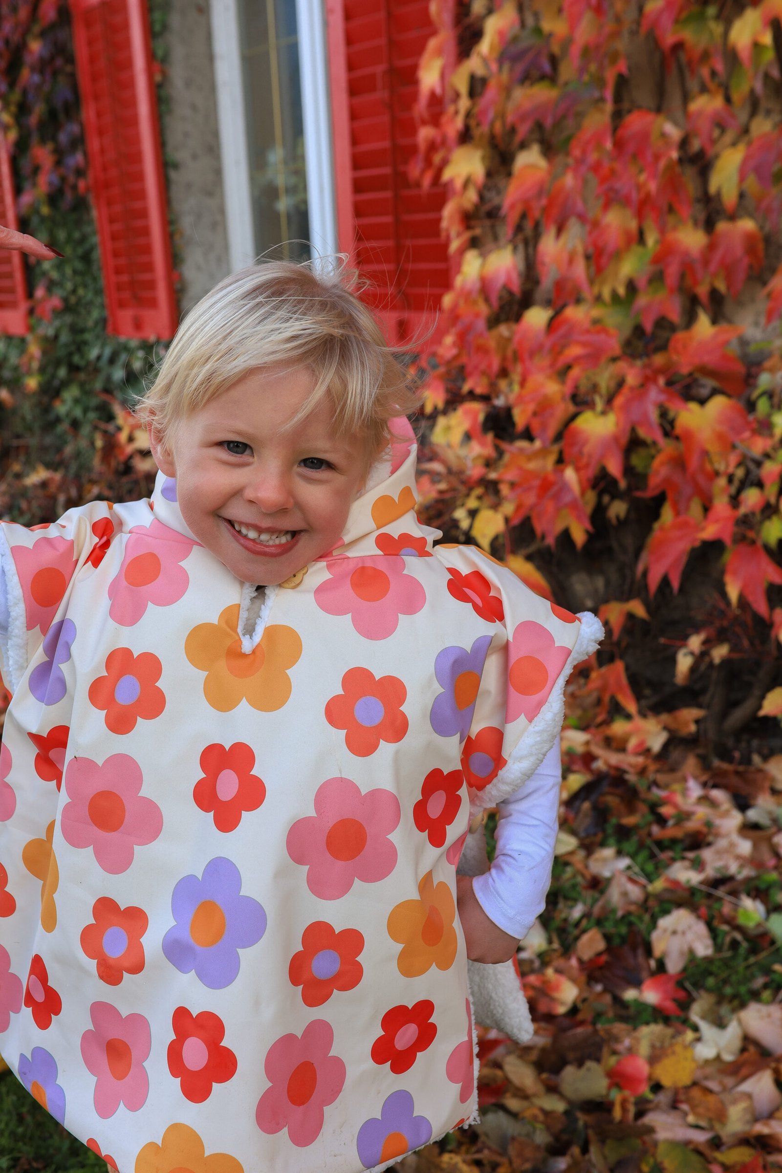 Poncho Imperméable fleuris – Image 2