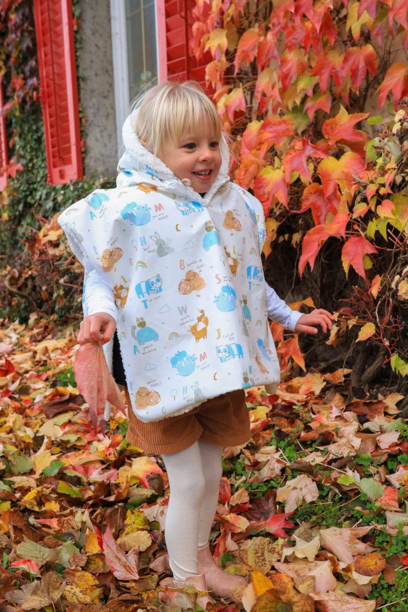 Poncho Imperméable animaux mixte