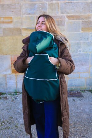 Couverture de portage imperméable vert sapin