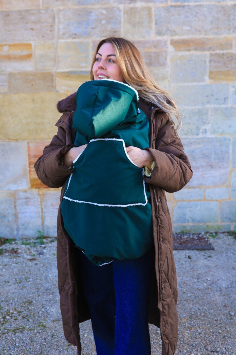 Couverture de portage imperméable vert sapin
