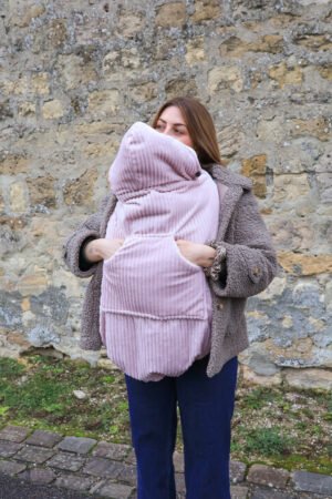 EN STOCK- Couverture de portage velours