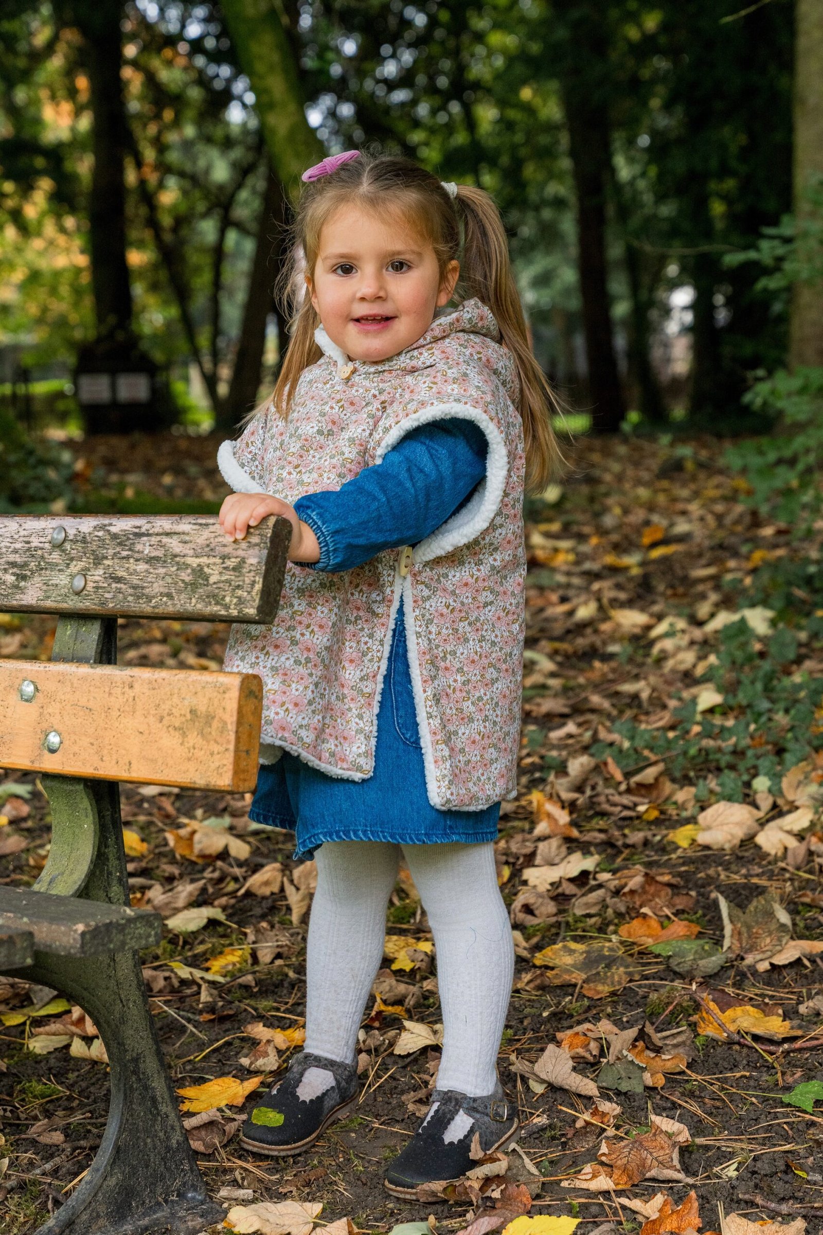 Poncho fleuris Alma – Image 2