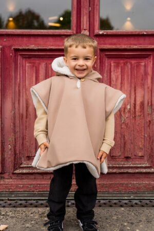 Poncho Imperméable camel