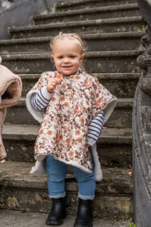 Poncho fleuris Livia