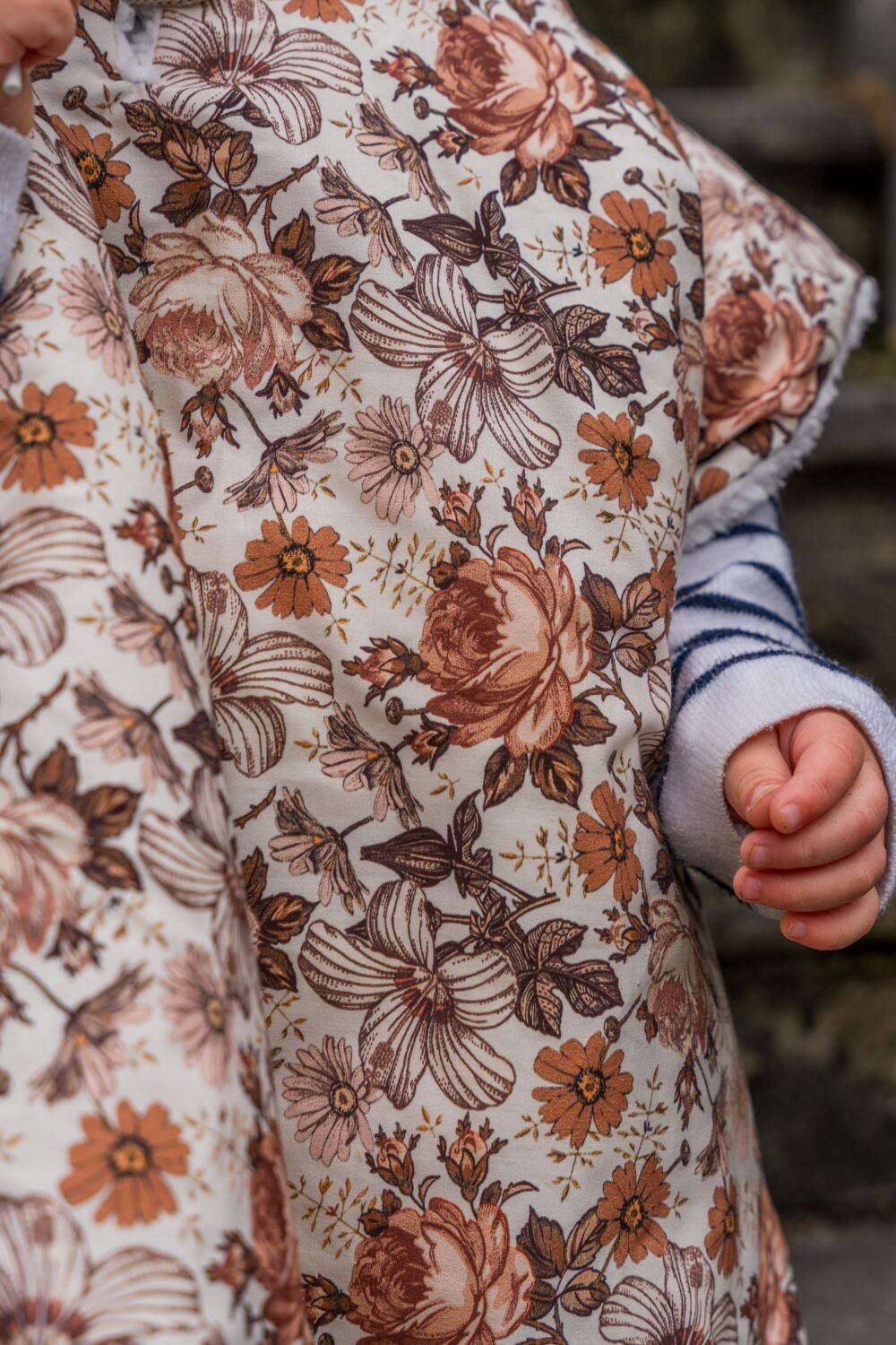 Poncho fleuris Livia – Image 3
