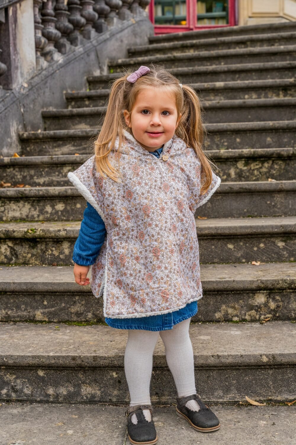 Poncho fleuris Giu – Image 2