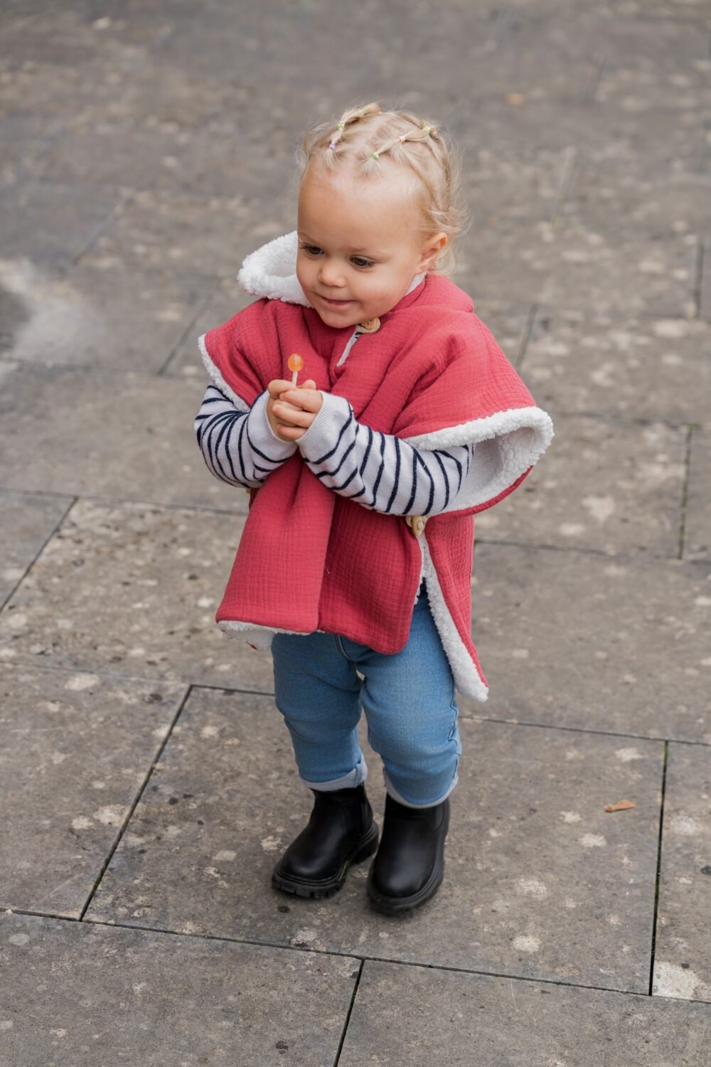Poncho terracotta – Image 3
