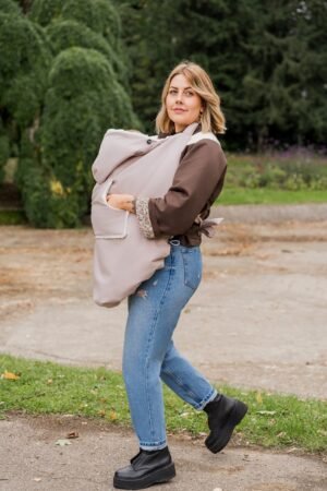 EN STOCK- Couverture de portage imperméable rose