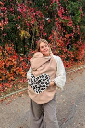 Couverture de portage imperméable poche léopard