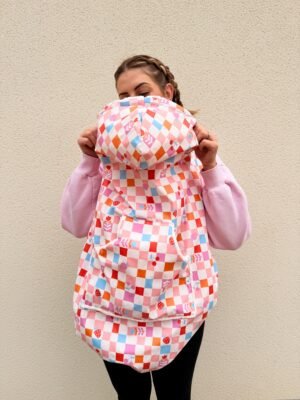 Couverture de portage imperméable damier