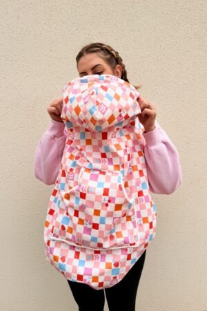 Couverture de portage imperméable damier