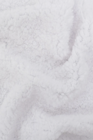 Tissu sherpa blanc