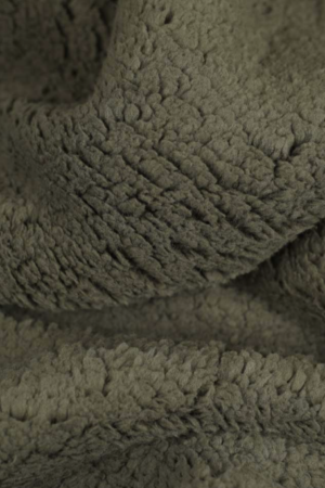Tissu sherpa kaki