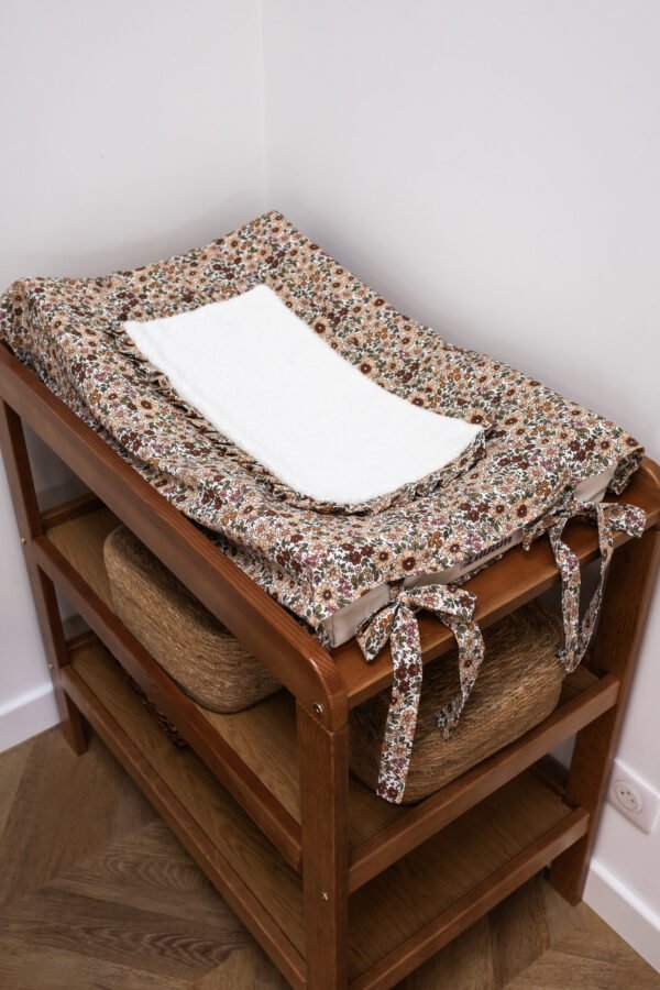 Housse matelas à langer froufrou Giulia