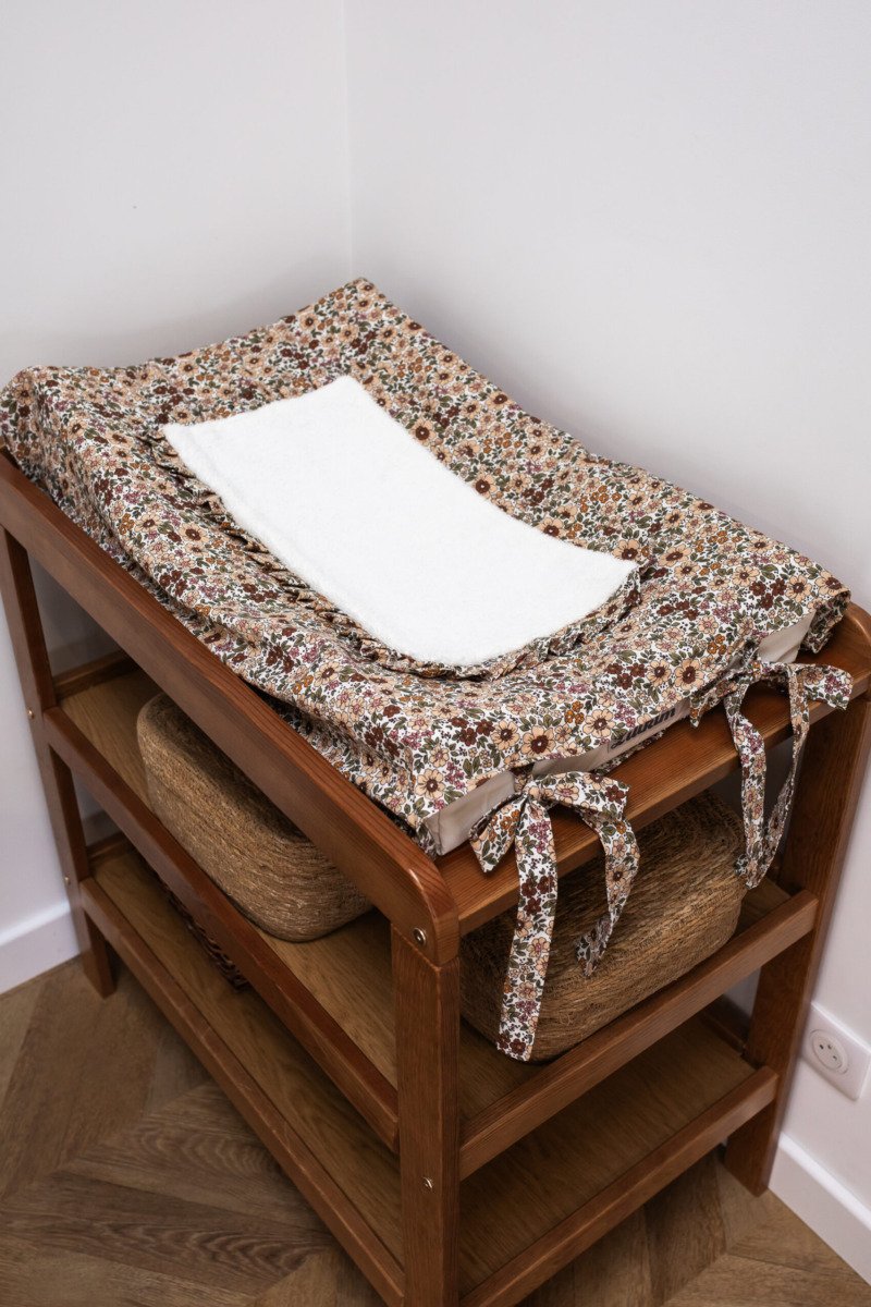 Housse matelas à langer froufrou Giulia