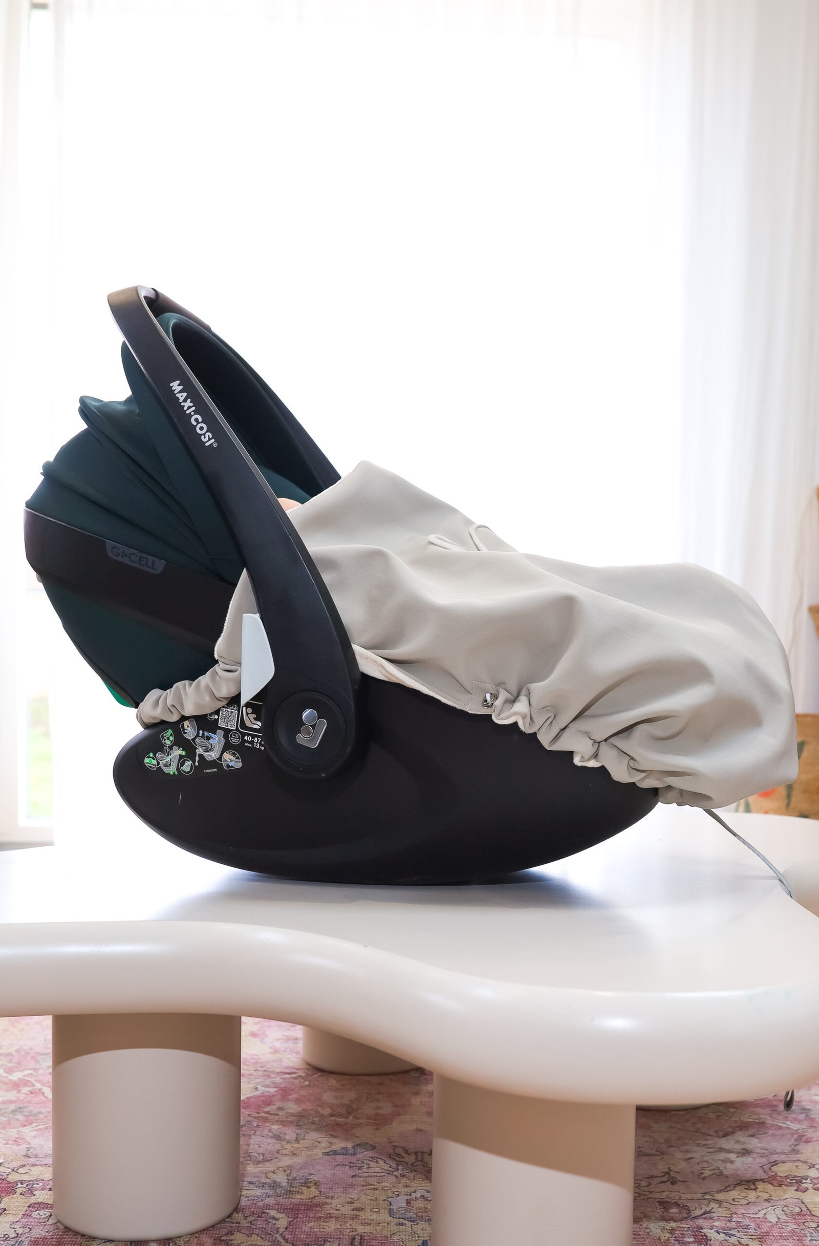 Couverture de cosy imperméable grise – Image 4