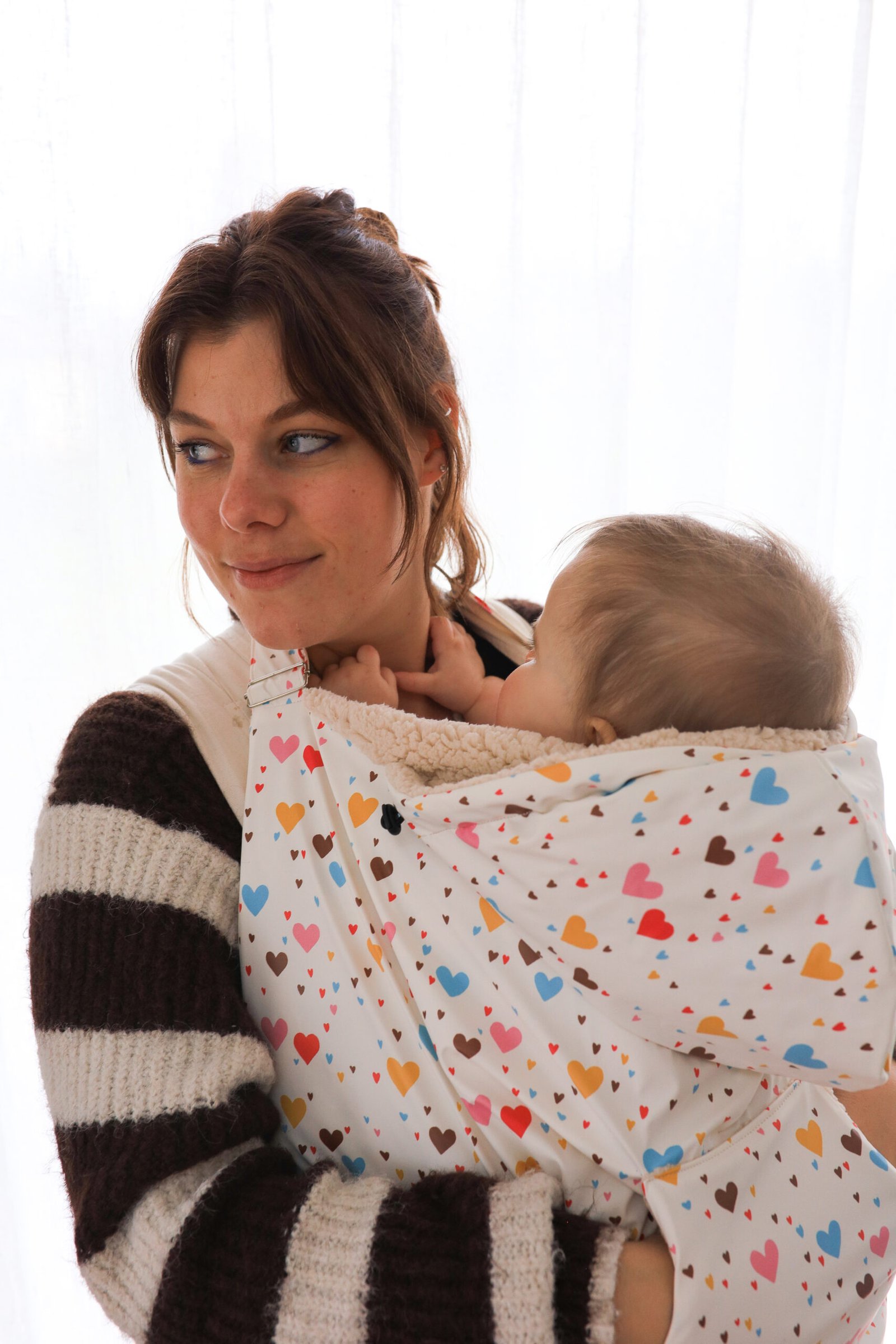 Couverture de portage imperméable coeur – Image 3