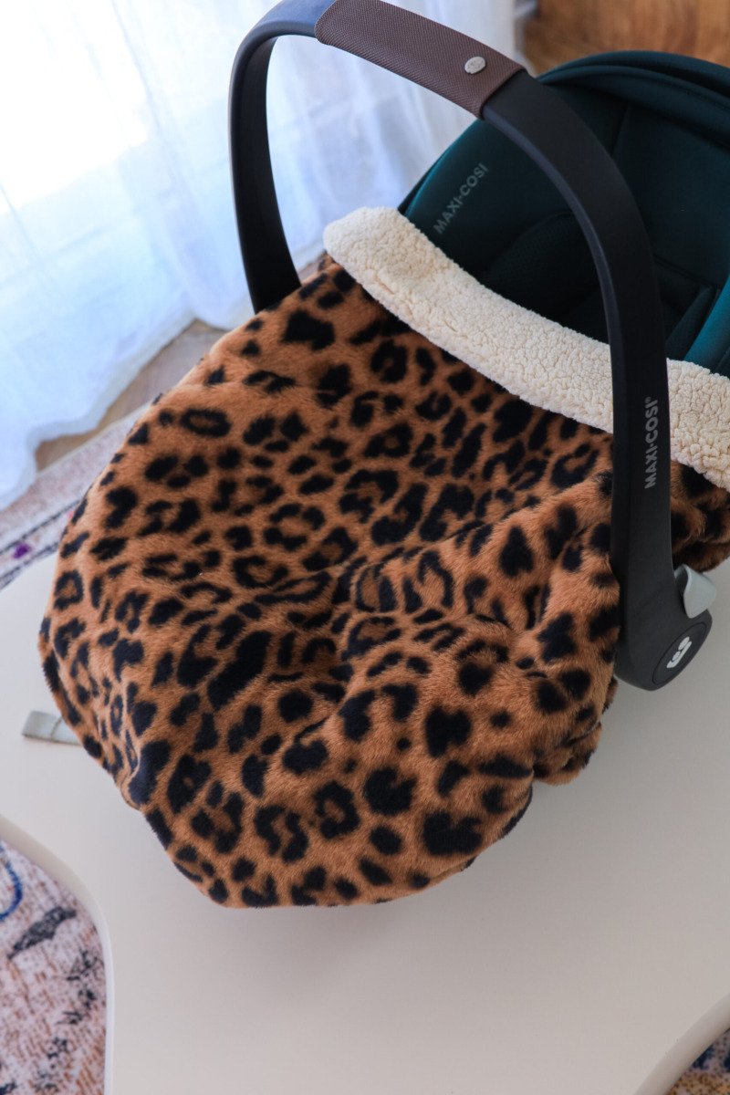 Couverture 3 en 1 rabbit leopard