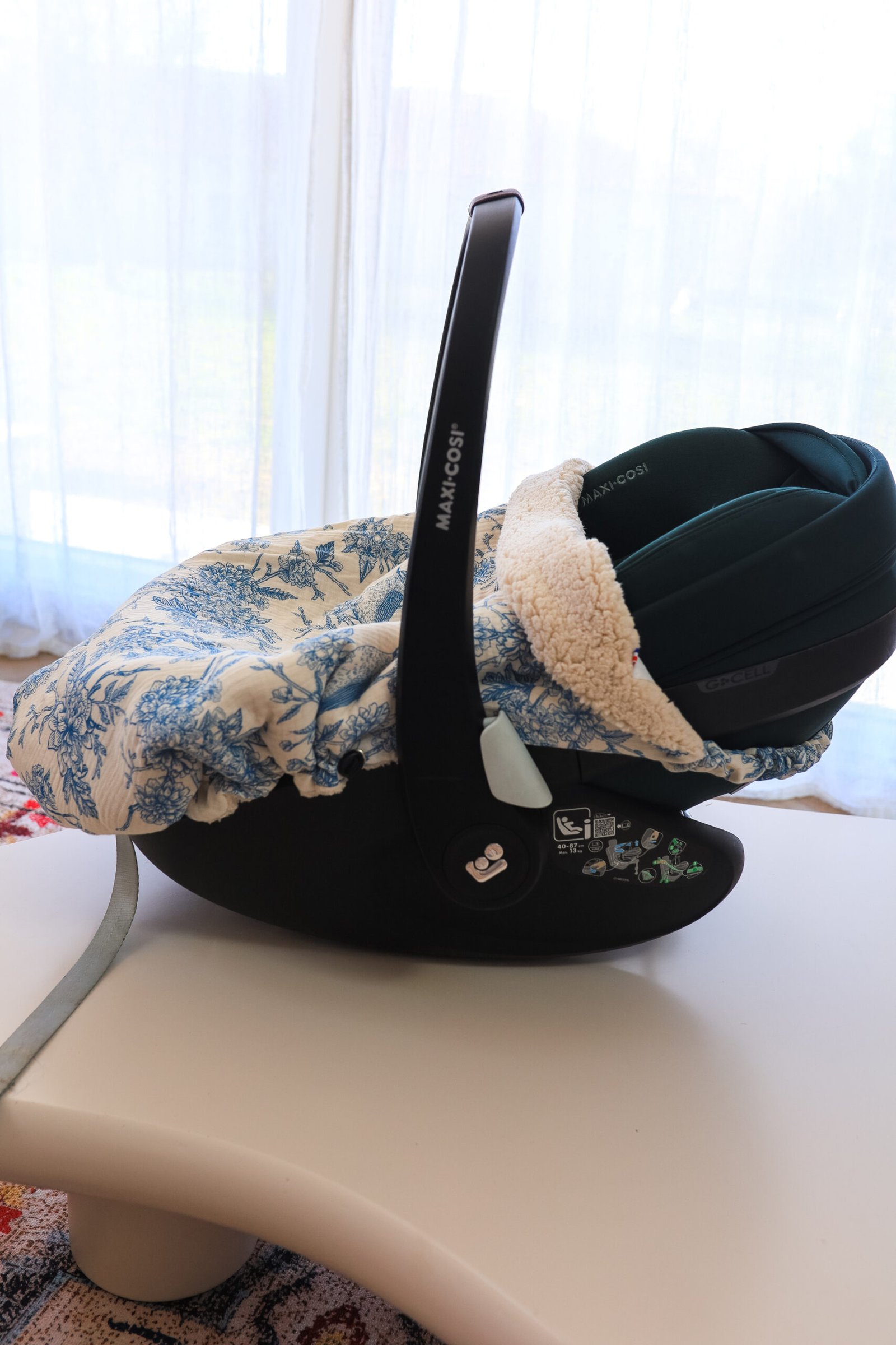 Couverture de cosy bird bleu