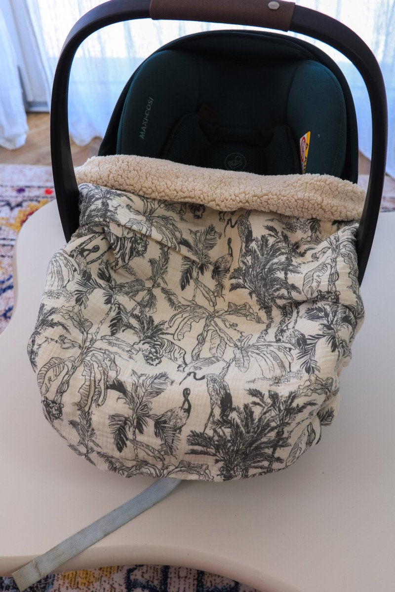 Couverture 3 en 1 bird gris