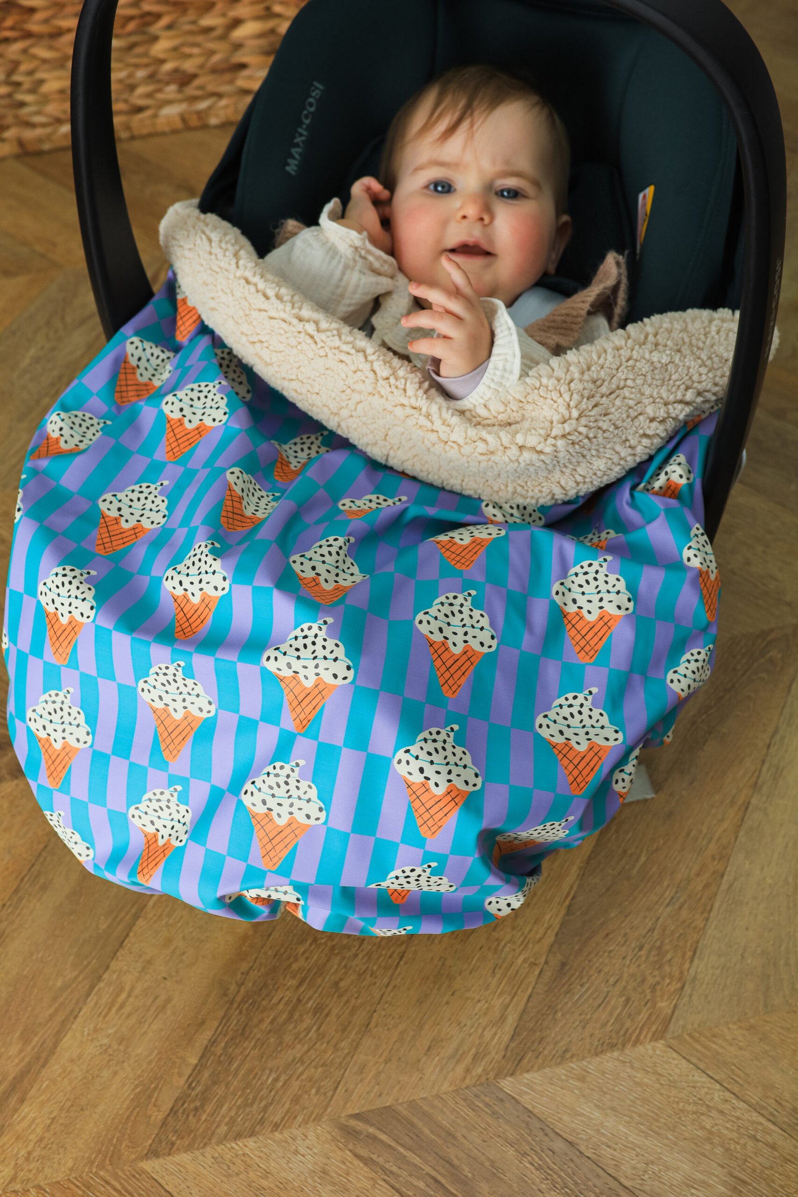 Couverture de cosy imperméable glace