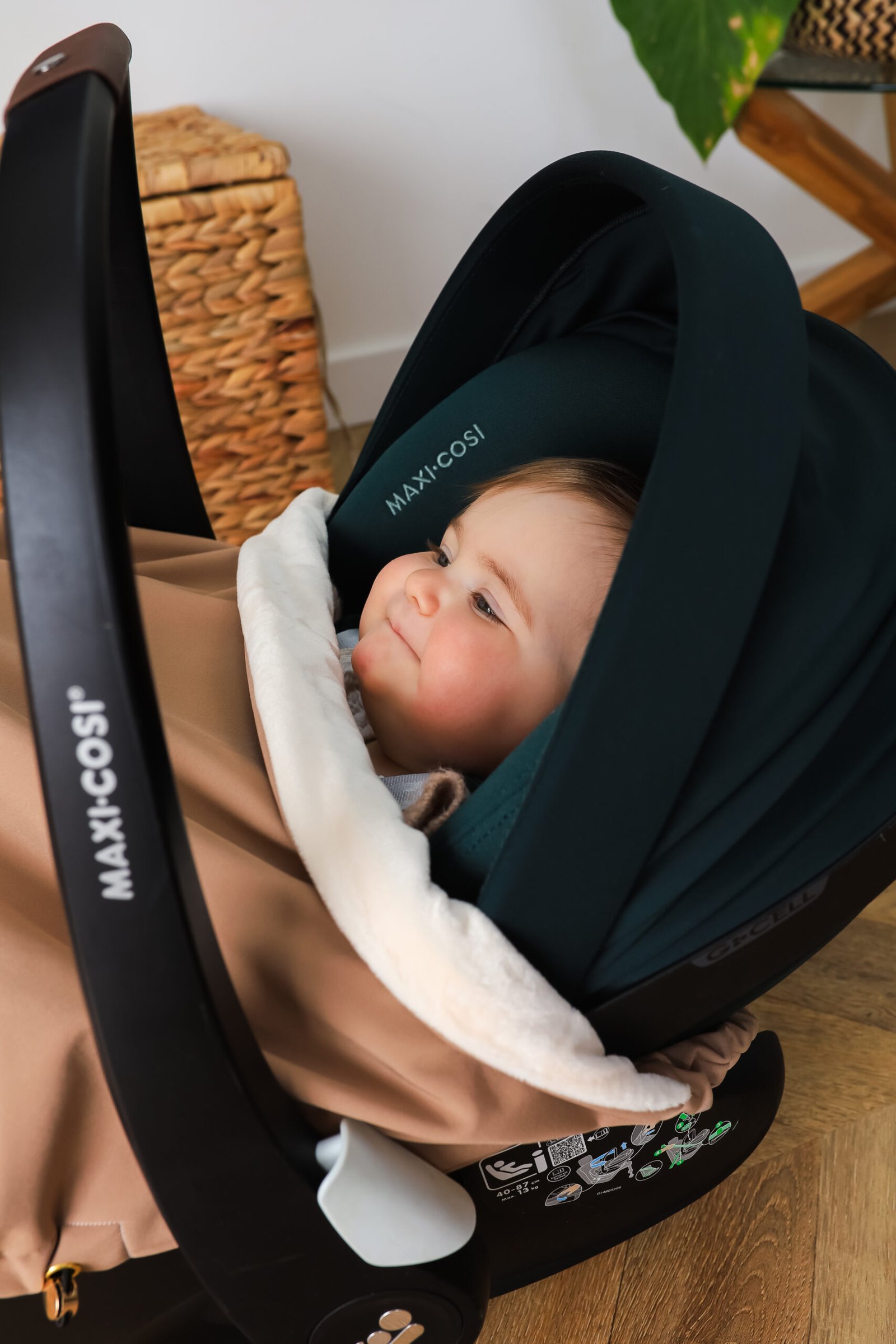 Couverture de cosy imperméable camel – Image 2