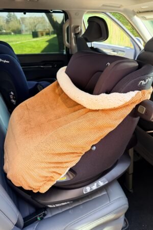 Couverture de cosy velours Camel