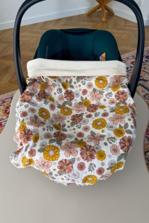 Couverture de cosy fleuris Aria