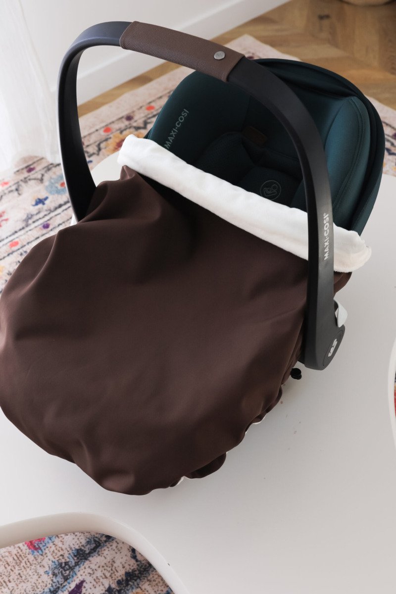 DISPONIBLE- Couverture 3 en 1 imperméable marron