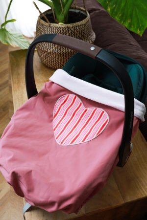 EN STOCK- Couverture de cosy imper rose coeur April