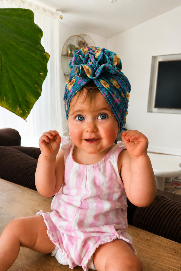 Turban fleur anti uv Béré