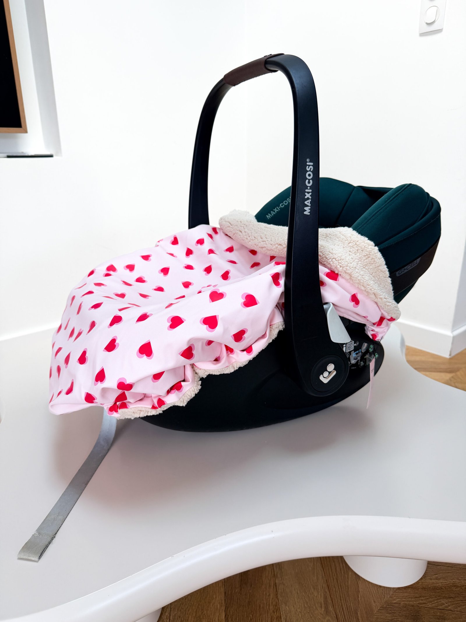 Couverture de cosy imperméable koeur